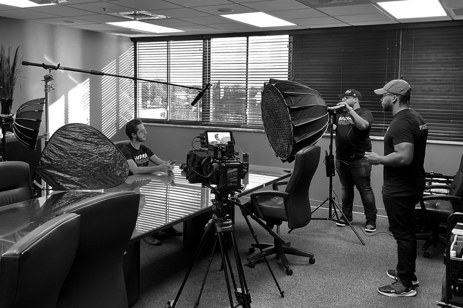 Doctor and team introduction video interview setup